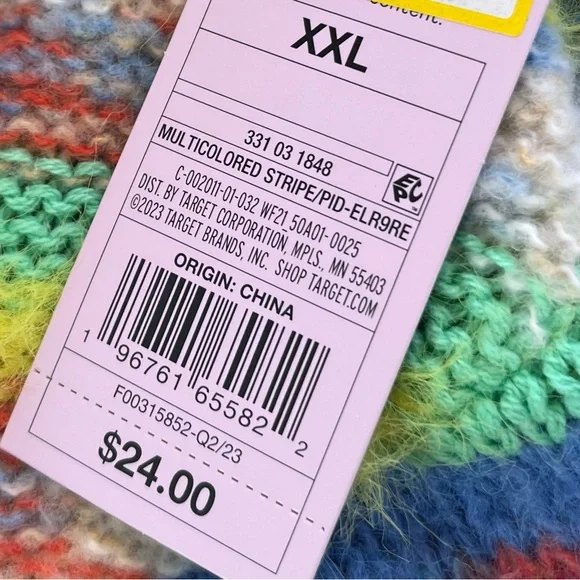 Wild Fable Multicolor Long Sleeve Party Shrug Sweater - Picture 7 of 7